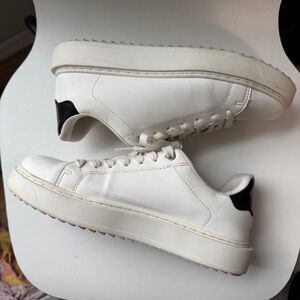 a new day white sneakers